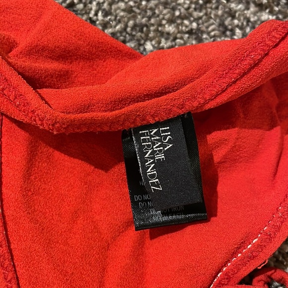 Lisa Marie Fernandez bikini red - Picture 4 of 6
